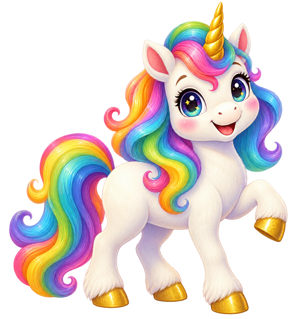 Das lächelnde Einhorn Luna